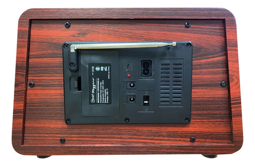 Radio Portátil Bluetooth Retro Stezzano Mlab Usb Am Fm
