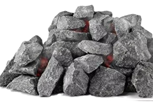Piedra Volcánica 50 Kg, Para Temazcal, Sauna, Horno 15-20 Cm