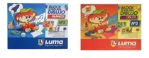 Comprar Pack X 2 Blocks De Dibujo Luma 1 Blanco + 1 Color N° 5 Color Blanco + Color