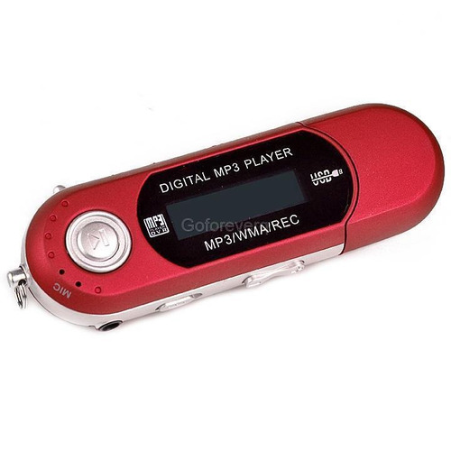 Mp3 Player Soporta 4gb Tf Pantalla Lcd Música Medios Con