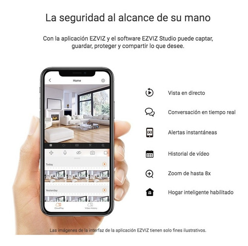 Imagen 8 de 10 de Camara Seguridad Ip Wifi Ezviz C6n 1080p Audio Motorizada