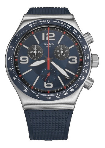 Reloj Swatch Irony Blue Grid Yvs454