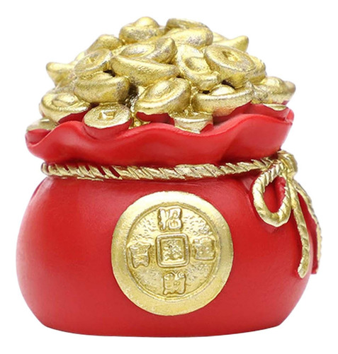 4 Estatuilla De Dinero Chino, Adorno De La Para Estilo C