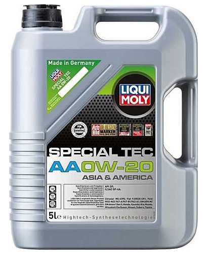 Aceite Liqui Moly Sintético Aa 0w-20 Special Tech 5l