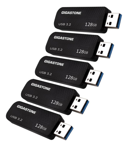 Gigastone Zgb Paquete De 5 Unidades Flash Usb 3.2 Gen1, Pen 