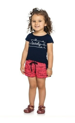 Conjunto Infantil Menina Feminino Regata/blusinha Elian 4a14