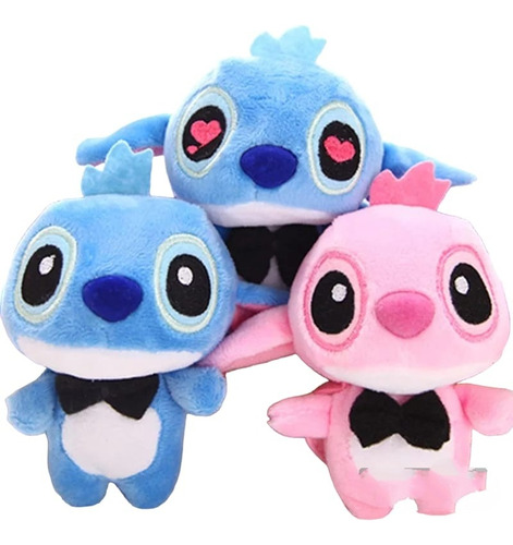 Llavero De Peluche De Lilo Y Stitch 3 Piezas