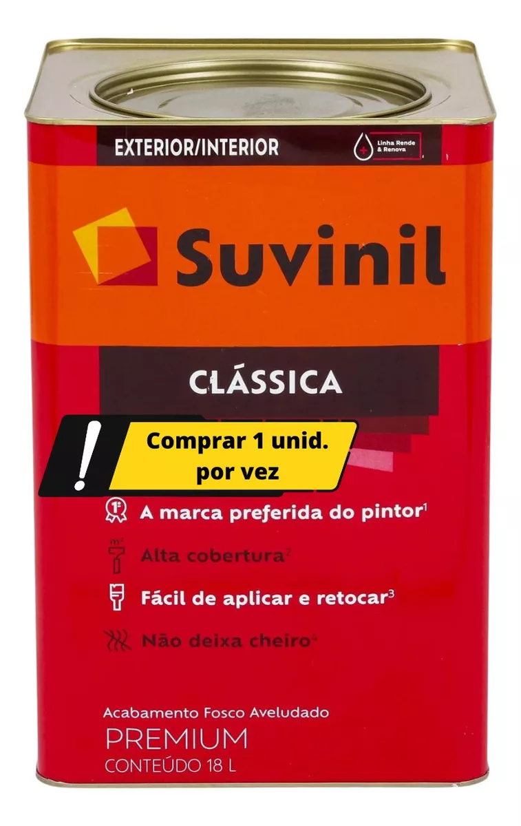 Terceira imagem para pesquisa de tinta suvinil 18l