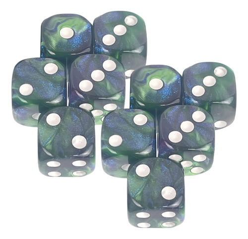 2 Juego De Dados D6 De 10 Estilo E 16 Mm Estilo E Estilo E