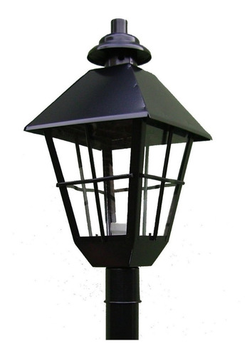 Aplique Adorno Jardin Farol Exterior Poste + Led 10w