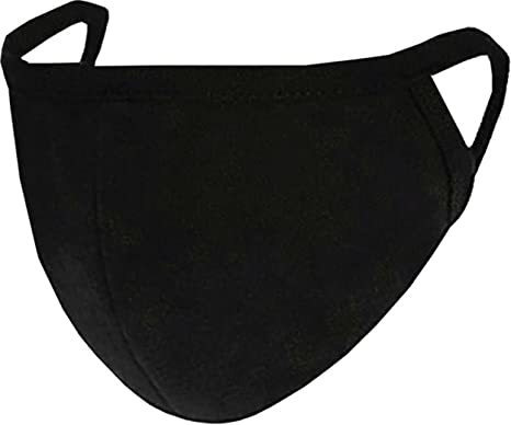Máscara Facial Negra Reutilizable - Una Máscara Facial De Di