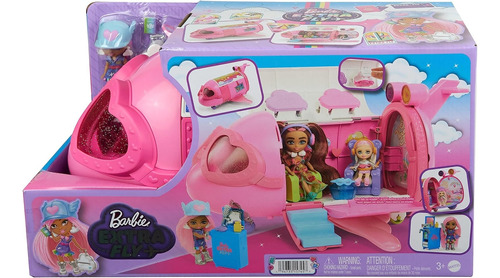 Barbie Extra Fly Set De Juego Jet, Para Niñas +3 