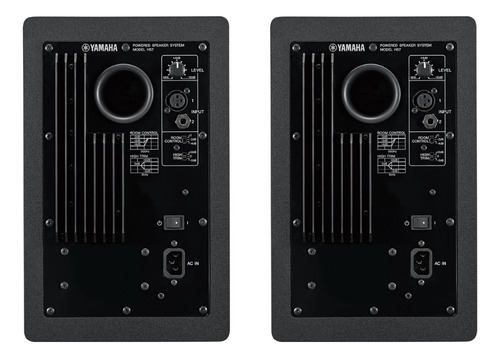 Par Monitores Yamaha Hs7mp Emparejados Negro