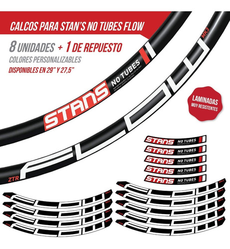 Calcos Para Llantas Stans Notubes Flow