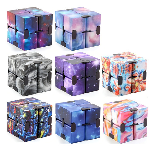 Infinity Cube Space Antiestres, Cubo Infinito Espacio Color De La Estructura Stickerless