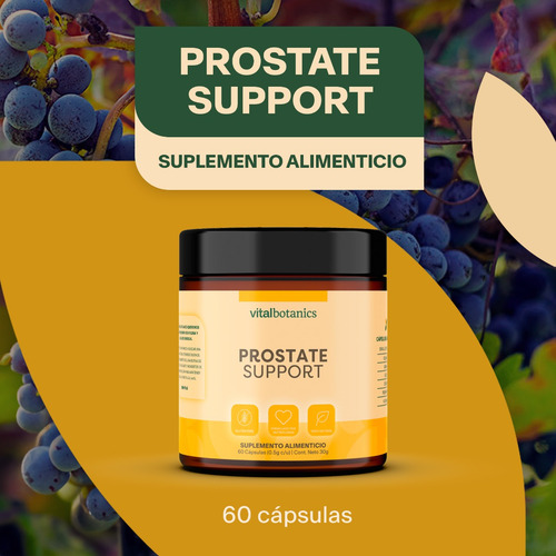 Suplemento Prostata 60caps 500mg Prost Support Vitalbotanics
