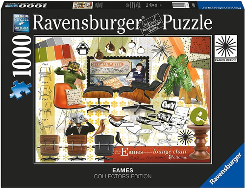 Rompecabezas Puzzle 1000 Eames Design Classics Ravensburger