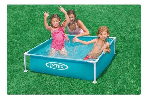Alberca Estructural Cuadrada Intex 57173 Con 337 Litros