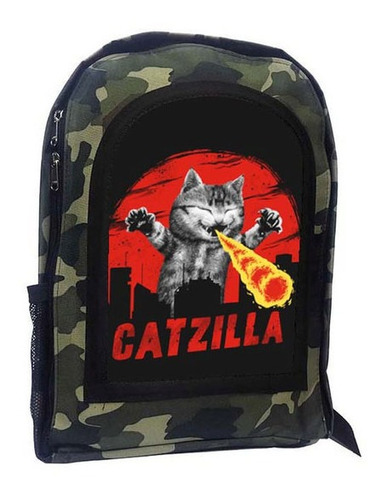 Mochila Camuflada Godzilla A35