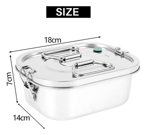 Hot Sale Fiambrera De Acero Inoxidable, Caja Bento De Metal