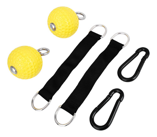 Pelota De Entrenamiento Pull Up Amarilla Para Colgar Brazos
