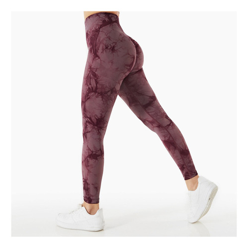 Leggins De Yoga Tie Dye Para Mujer, Sin Costuras, Cintura Al