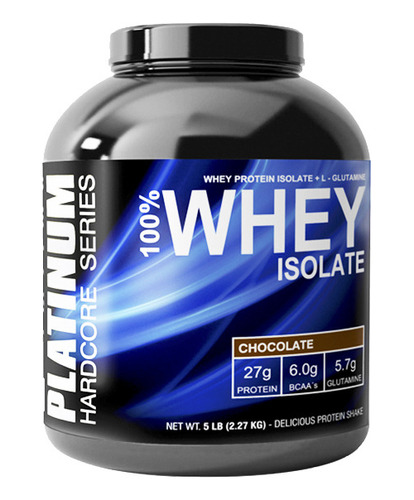 %100 Whey Protein Isolate Hardcore Series En Polvo Vainilla