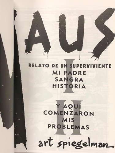 Imagen 3 de 4 de Maus - Art Spiegelman - Edición Completa - Reservoir Books