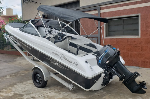 Imagen 1 de 14 de Lancha Open 3v Tango 470 Power Tec 40 Hp Nautica Milione 8