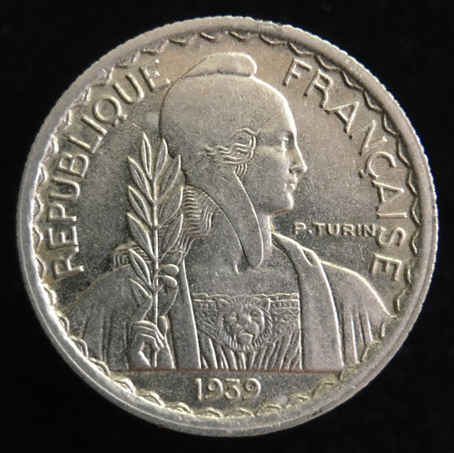 Indochina Francesa, 10 Cents, 1939. Casi Sin Circular