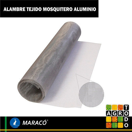 Imagen 2 de 8 de Tejido Aluminio Mosquitero Precio 1m X 1m Cortamos 5m 06113
