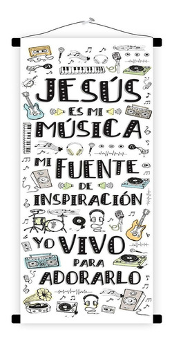 Banner Cristiano Grande - Jesús Es Mi Música