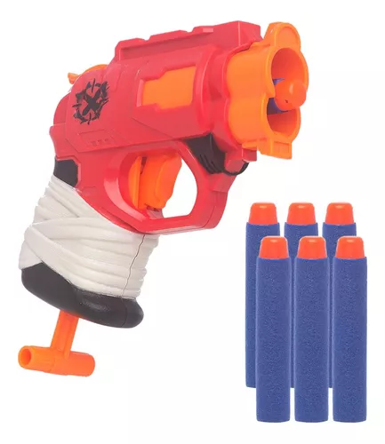 Nerf Arma Arminha Pistola De Brinquedo Lançador Dardos Infantil Commander  Presente Menino