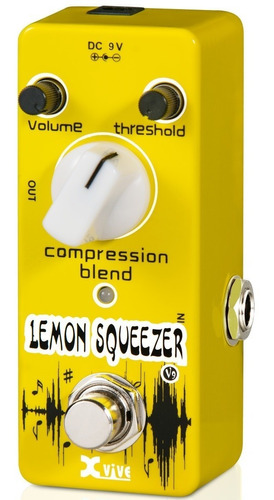 Pedal Xvive V9 Compressor Lemon Squeezer