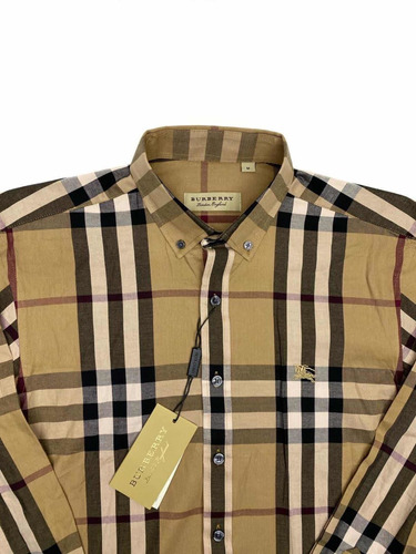 Camisa Burberry Tradicional Cuadro Chico Para Hombre | Envío gratis