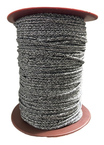 Micro Paracord Twist Negro/blanco 2mm De 100 Mts Rovigomas