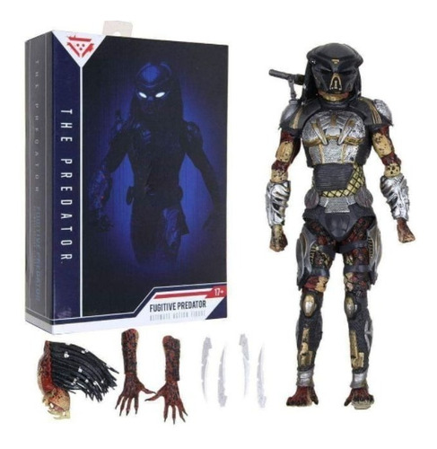 Imagen 2 de 3 de Figura Fugitive Predator Ultimate Neca Original