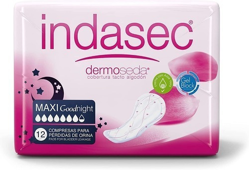 Indasec Maxi Goodnight Aposito Para Adultos X 12 Unidades