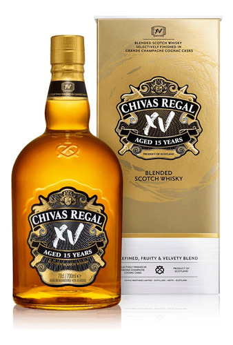 Whisky Chivas Regal Xv 15 Años Gold + Estuche