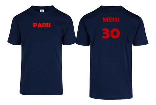 Playera Paris Messi Casual Psg Moda Champions Comoda Hombre