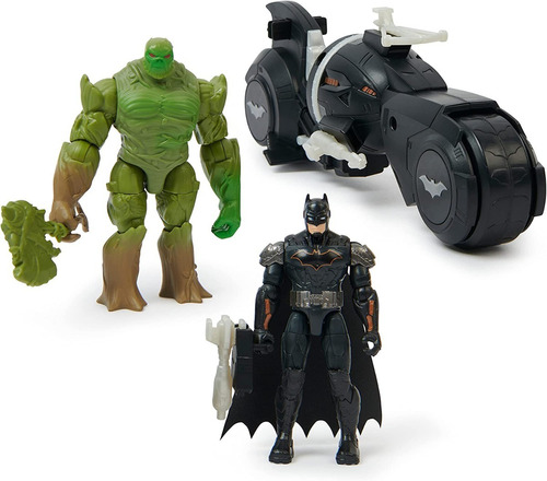 Dc Comics Batman And Swamp Thing Armory Attack Batcycle 