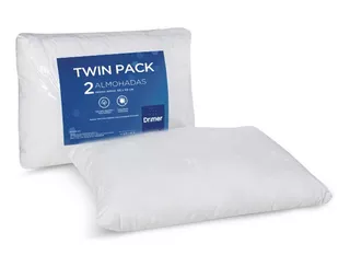 Almohadas Twin Pack Antiácaros 65x50 Cm