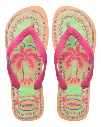 Chinelo Havaianas Top Summer Vibes Feminino Praia Pessego Summer Vibes 39-40 Br