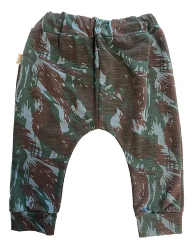 Calça saruel camuflada sales