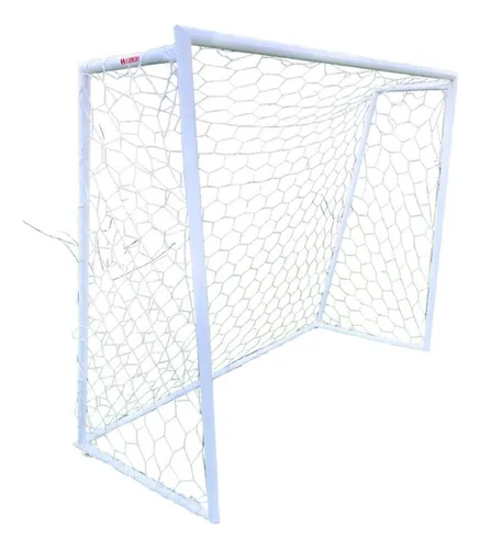 2 Arco De Futbol Harmony Metálico C/red Desarmable + Estacas