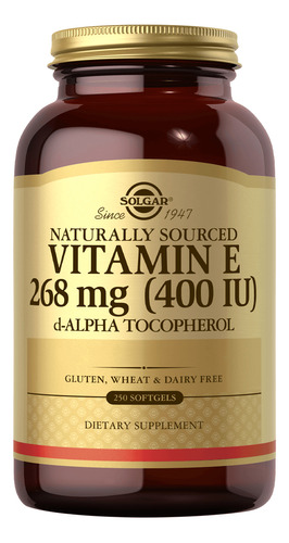 Vitamin E 400 Iu- 250 Soft Sabor Sin Sabor