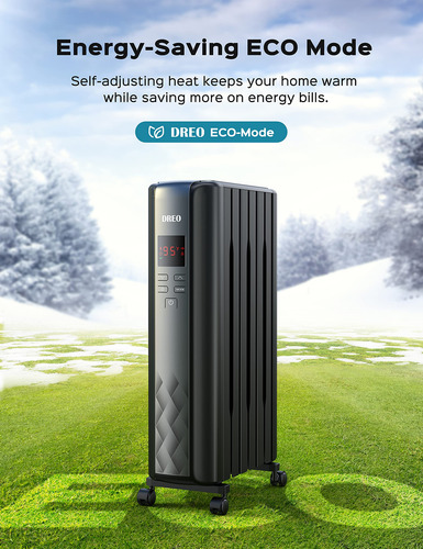 Calefactor Radiador Dreo 1500w Eléctrico Portátil Con Contro