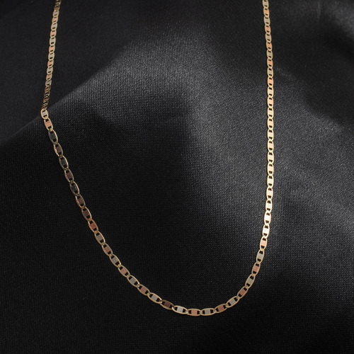 Cadena Florentina Estrella O Espejo 2 Mm X 45 Cm Oro 10k