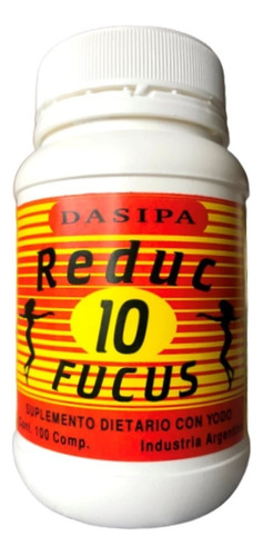 Reduc 10 (100 Comprimidos) Con Fucus & Yodo Lab. Dasipa Dw Sabor Neutro