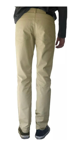 Imagen 2 de 4 de Pantalon Slim De Gabardina- Corte Jean - Colores - B A Jeans